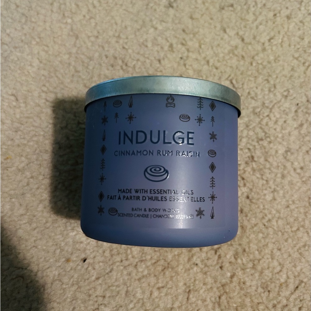 RARE🔥NEW Bath and Body Works Cinnamon Rum Raisin 3-Wick Candle